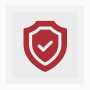 Red shield icon with a white checkmark in the center, symbolizing security or protection—perfect for representing Noble Roofing and their trusted Commercial Roofing Services.
